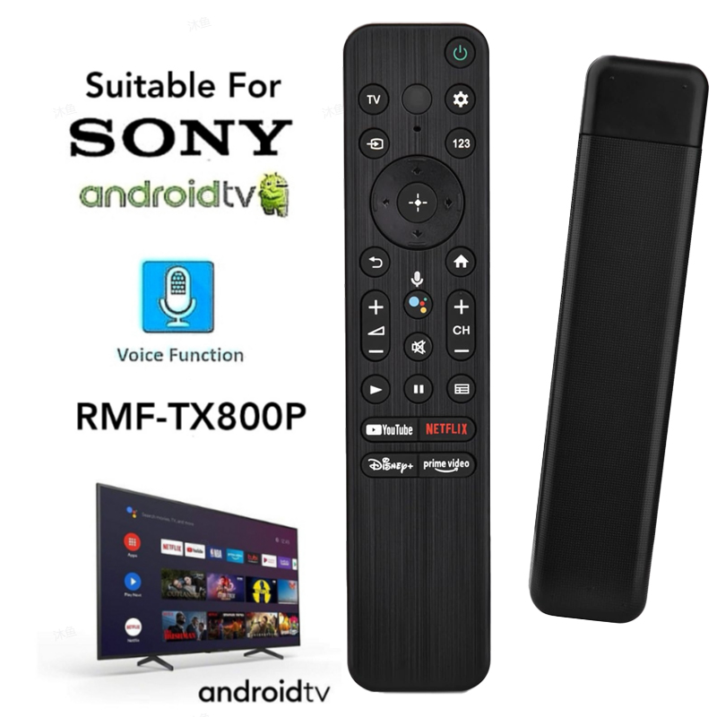Sony Bravia สมาร์ททีวี/ Android TV OLED Voice รีโมทคอนโทรลบลูทูธ RMF-TX800P เข้ากันได้กับ