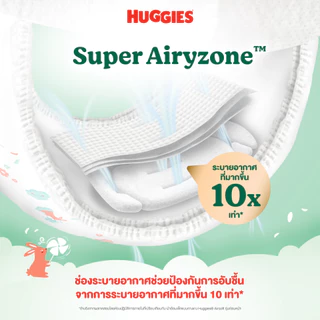 [ยกลัง] Huggies Air Soft กางเกงผ้าอ้อมฮักกี้ส์® แอร์ ซอฟท์ ไซส์ M-XXL (4 แพ็ค)