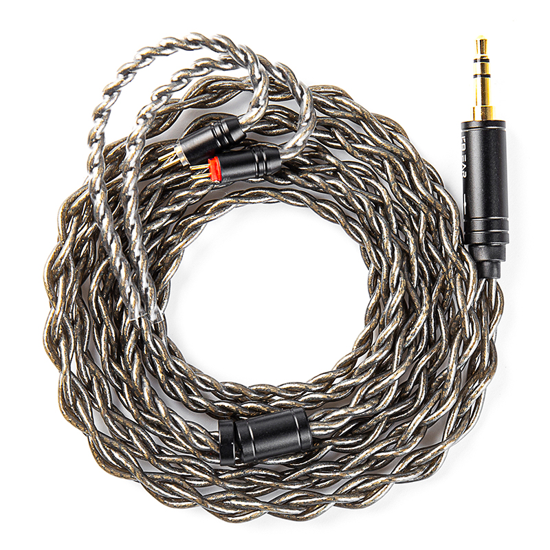 หูฟัง KBEAR สําหรับสายหูฟัง KZ ZS10 PRO DarkJade แบบ 2 พิน IEM สายหูฟังแบบ In-Ear Monitor 4 เส้น 252