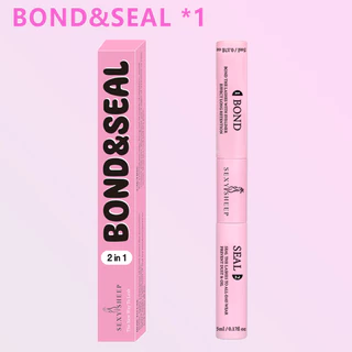 Lash Cluster กาว 1-3 ชิ้น 10 มล. Bond และ Seal, 2-In-1 กันน้ําขนตากาวสําหรับ Strong Hold ใช้ในบ้าน