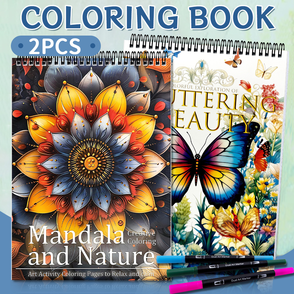 1PCS EDUCATIONAL KIDS COLORING BOOK THICK A4 DRAWING SKETCH BOOK EXQUISITE PATTERN ART BOOK