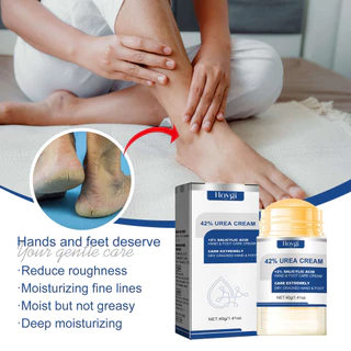 ครีมบํารุงเท้าผสมยูเรียเข้มข้น 60% และว่านหางจระเข้ - เติมความชุ่มชื้นล้ําลึก ลดส้นเท้าแตก ขัดผิวอย่างอ่อนโยน