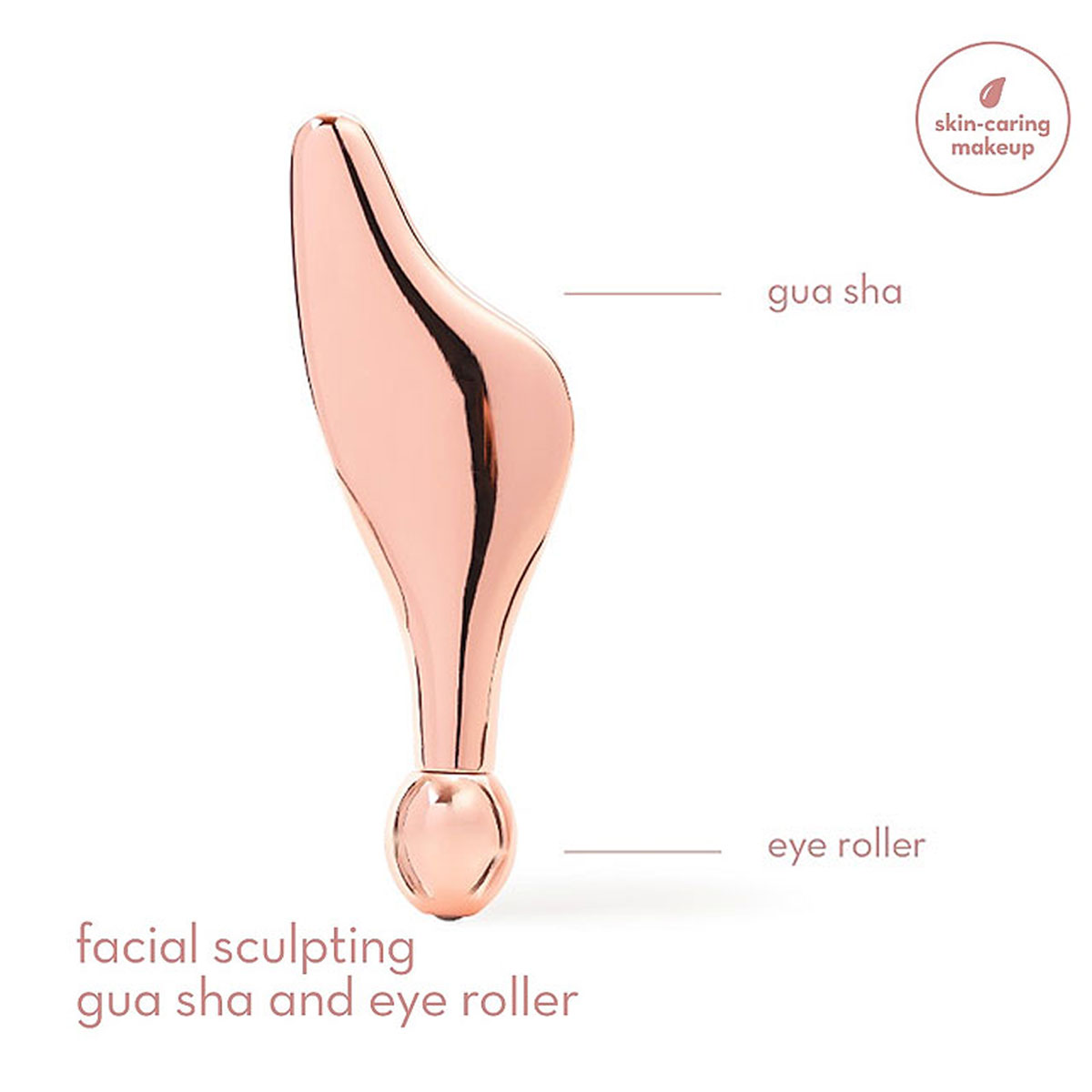 เครื่องขูดผิวและโรลเลอร์นวดรอบดวงตาจาก Happy Skin (ช่วยลดอาการบวม ยกกระชับ และปรับรูปหน้า)