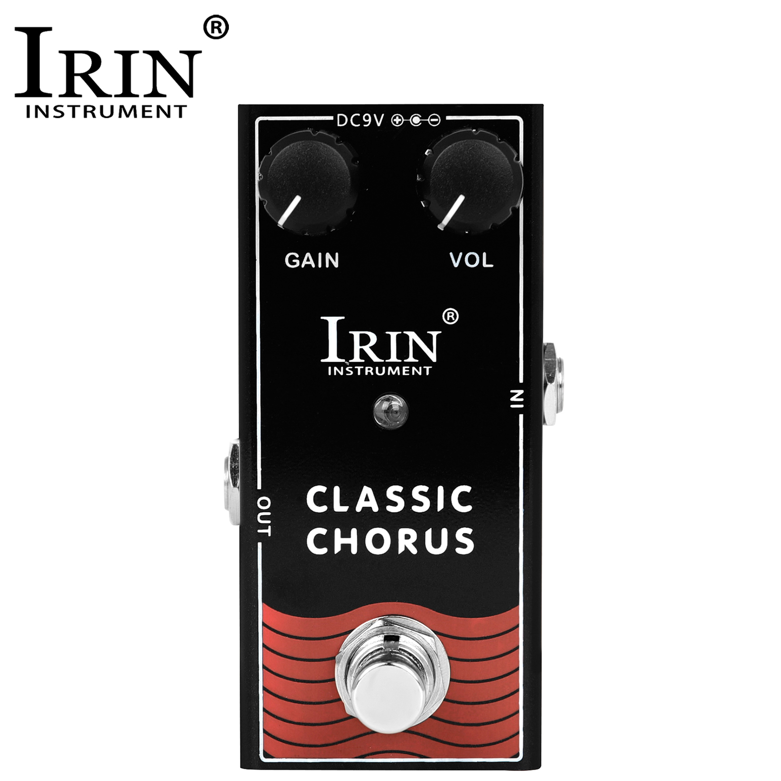 อิริน เอฟเฟกต์เหยียบกีตาร์ไฟฟ้า คอรัสคลาสสิก True Bypass มินิซิงเกิล อุปกรณ์และชิ้นส่วนกีตาร์