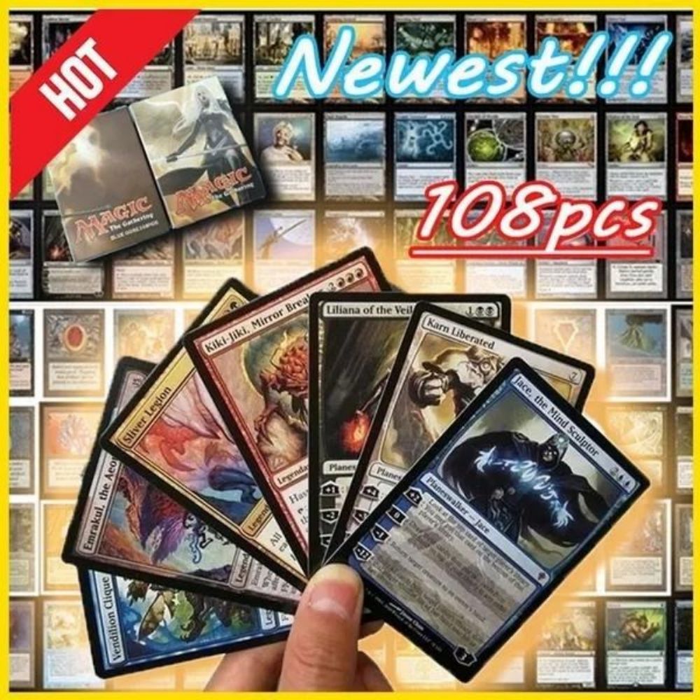 การ์ด MTG Proxy คุณภาพสูงขายดี 108M1 ชุดการ์ด Magic The Gathering 108 ใบ P9 Dual Land Fetch Land Sho