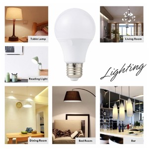 หลอดไฟ LED 10 แพ็ค A60 A65 , Daylight White 6500K E27