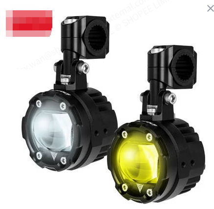 ชุดไฟสปอตไลท์ LED MDL5006B 76W กันน้ําพร้อมสายไฟ สําหรับมอเตอร์ไซค์และ ATV