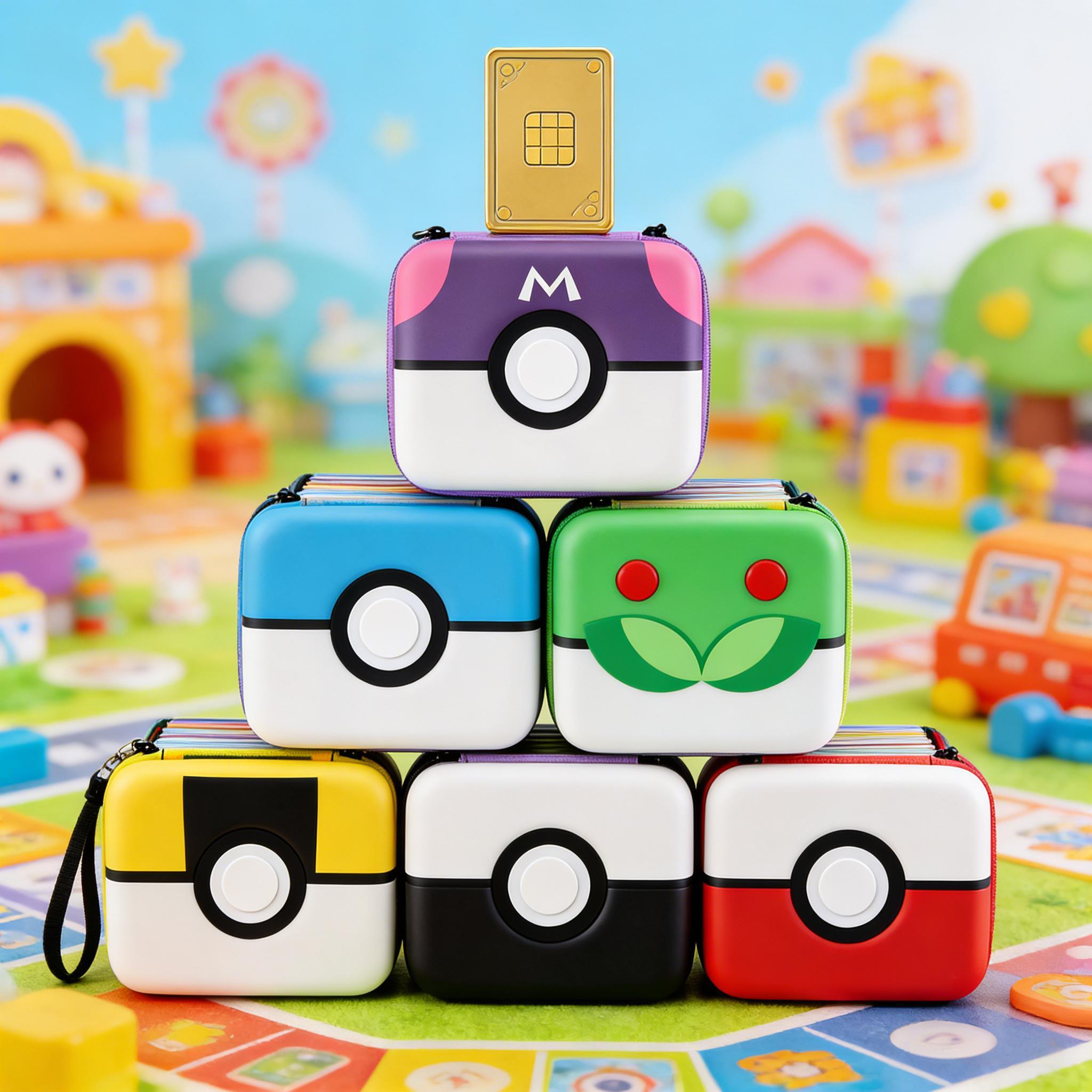 เคสแข็งการ์ด​​ 400+ - ที่เก็บการเดินทาง PTCG สําหรับการ์ด Pokémon & UNO​​