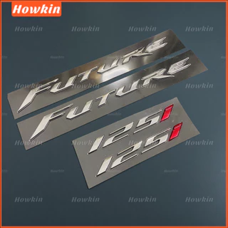 HCM 2 ชิ้น Future 125 Hard นูน 3D สติกเกอร์คุณภาพระดับพรีเมียมเปลี่ยนรูปลอกกาว