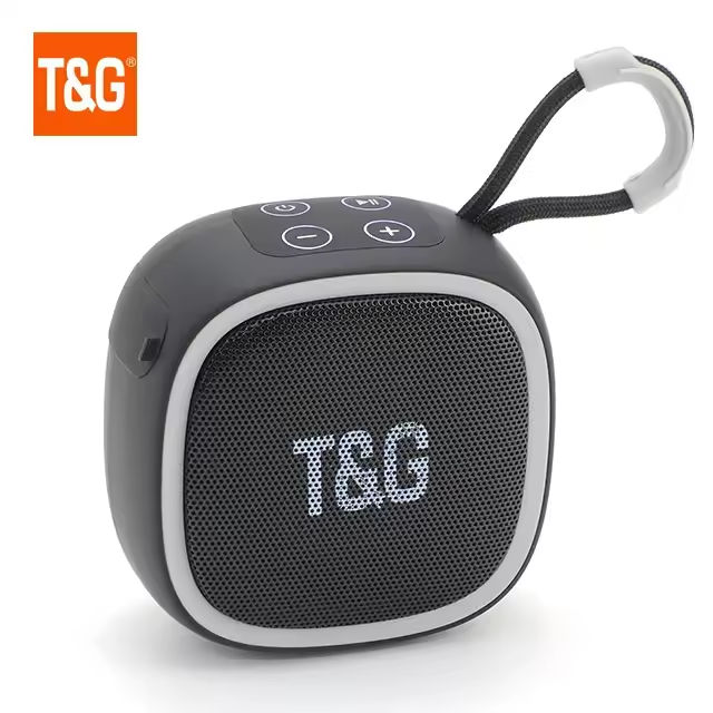 T&G TG659 ลําโพงบลูทูธแบบพกพา IPX7 กันน้ํา 5.3 TWS สเตอริโอเบสวิทยุ FM TF USB Elite