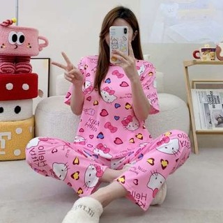 New Style Pajama Terno for Women Korean Night Sleepwear Pambahay Set High-Quality Fabric Perfect Fit