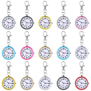 ควอตซ์นาฬิกาพยาบาลพ็อกเก็ตนาฬิการอบเข็มกลัดแพทย์ที่มีกุญแจหั…