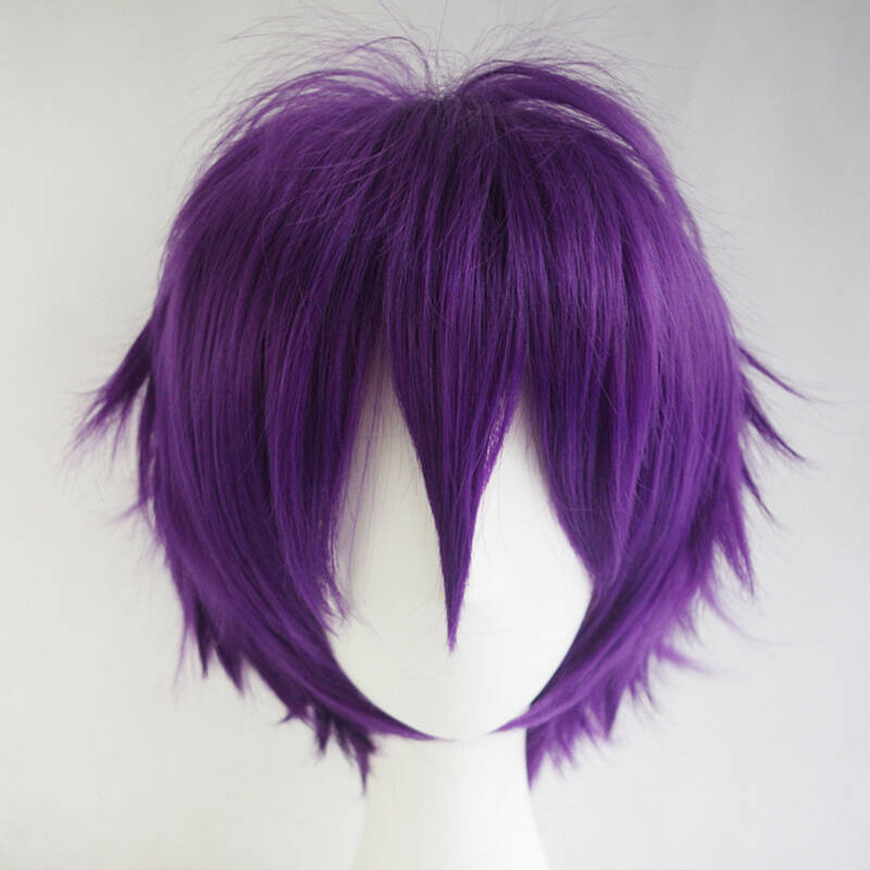 Death Note L Lawliet Al Rolette cos สีดํา Anti-upturned อะนิเมะผมสั้นการ์ตูน Reality แสดงวิกผมสังเคราะห์สําหรับผู้หญิงเต็มหัวผมจริง ราคา ถูกที่สุด ดีลบีเคเค แกลเลอรีภาพที่ 4