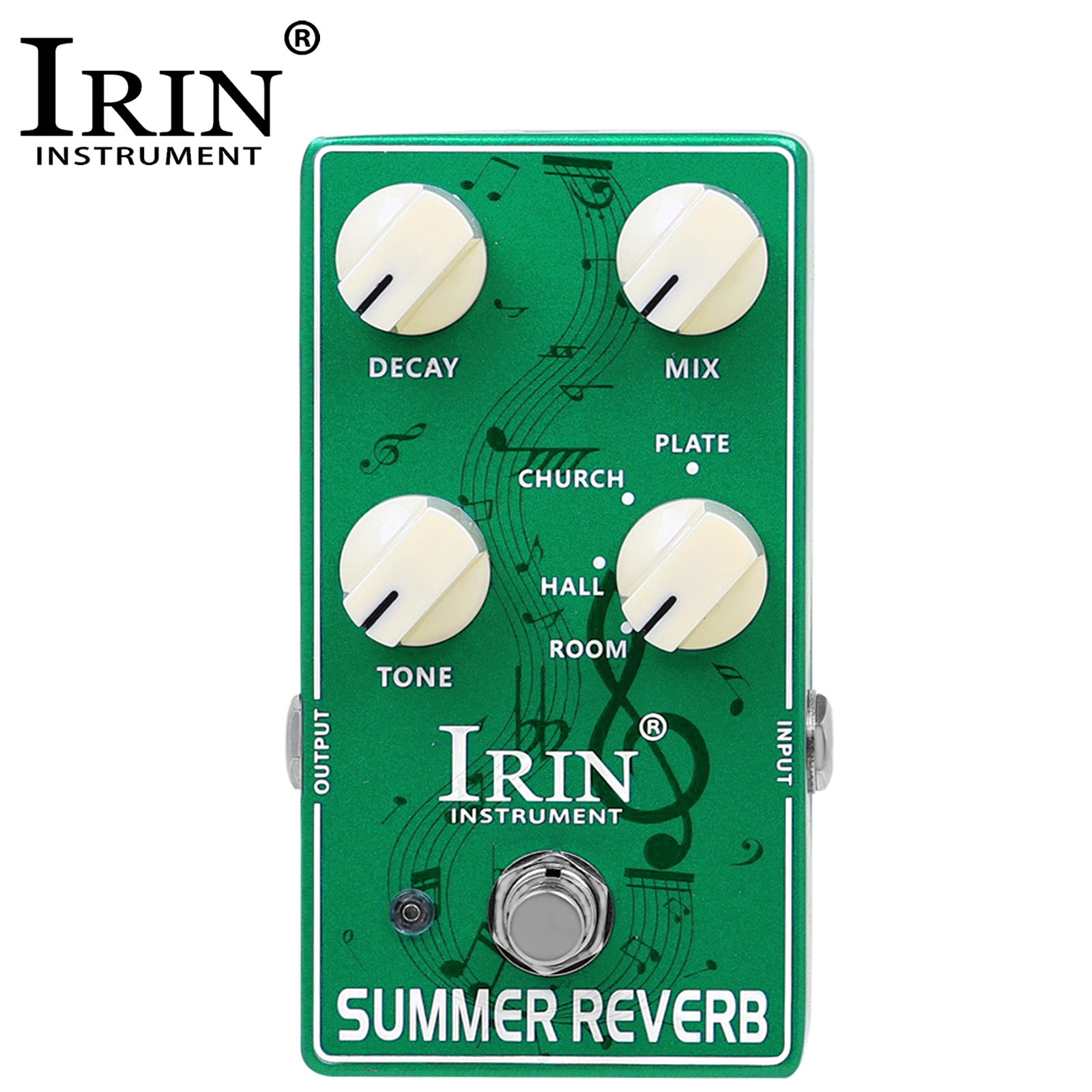 IRIN XS-05 Summer Reverb Effect Pedal - True Bypass Mini Electric Guitar Pedal