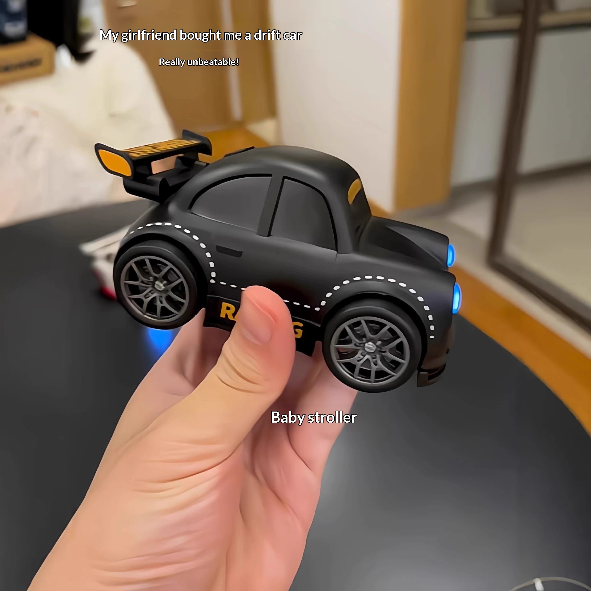 ใหม่สมาร์ท Sensing ติดตาม RC รถเดสก์ท็อป Mini Drift Anti Stress ของเล่น, Kereta ควบคุม, Mainan Budak Lelaki, Beyblade สไตล์ของขวัญวันเกิดไฟฟ้า