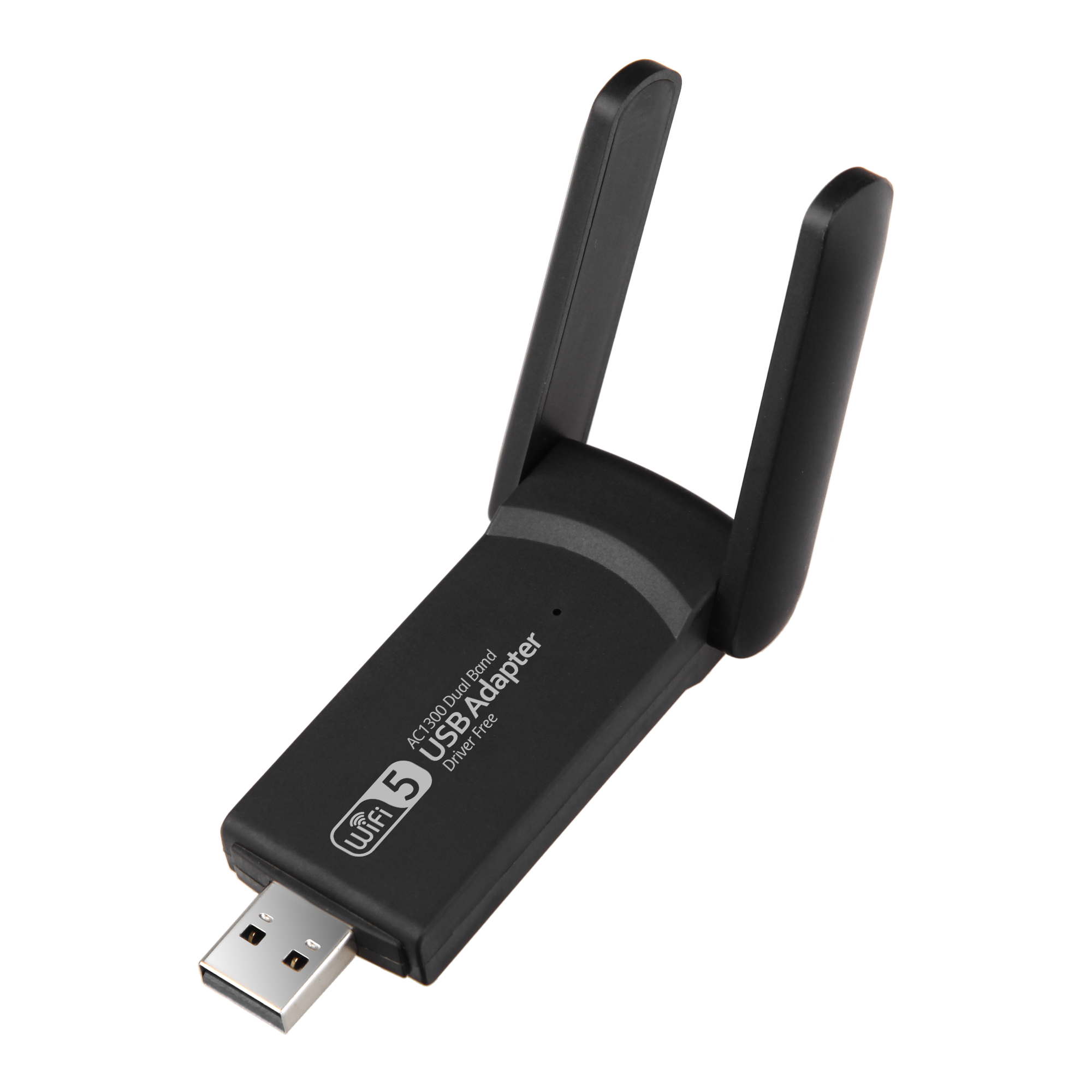 อะแดปเตอร์ USB WiFi แบบดูอัลแบนด์ AC1300 1300Mbps สําหรับแล็ปท็อปและพีซี Windows