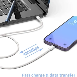 ที่ชาร์จเร็ว 20W สําหรับ iPhone 13 mini, 12, 11 Pro, 14 Pro Max Plus, X, XR, XS พร้อมสายชาร์จเร็ว 1 เมตร