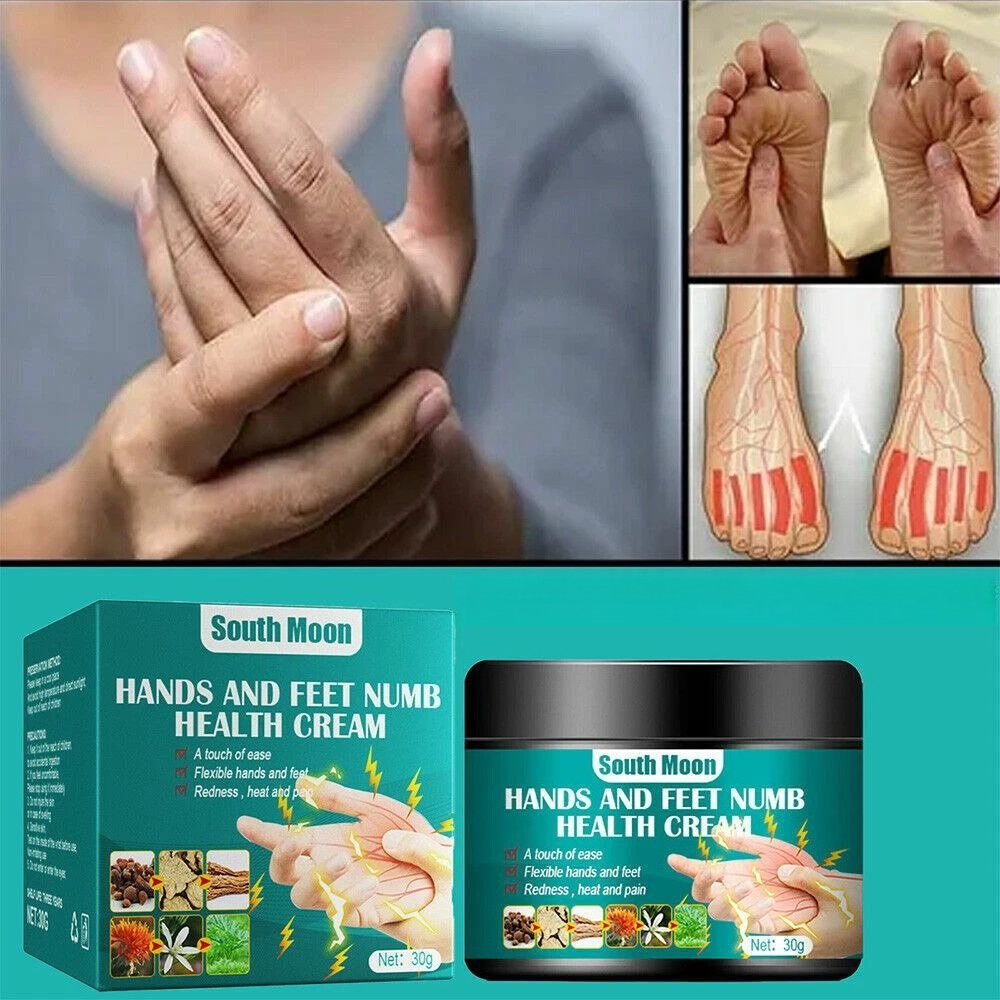 ครีมดูแลสุขภาพมือและเท้า South Moon มือชา เท้าชา ขนาด 30 กรัม บรรเทาอาการปวดแบบอเนกประสงค์ ดูแลสุขภาพร่างกายอย่างมืออาชีพ