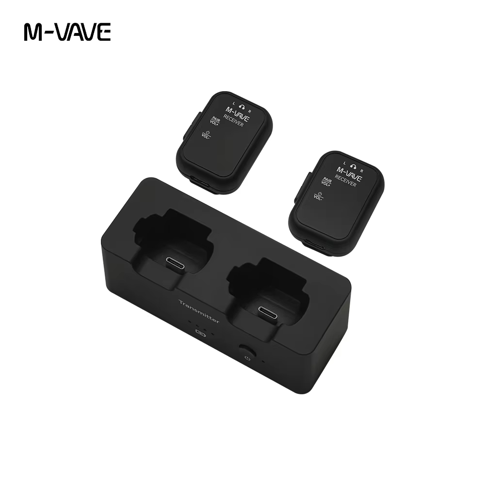 M-VAVE WP-12 ระบบ IEM: เสียงใสคมชัด พร้อมเล่นได้นาน 24 ชั่วโมง
