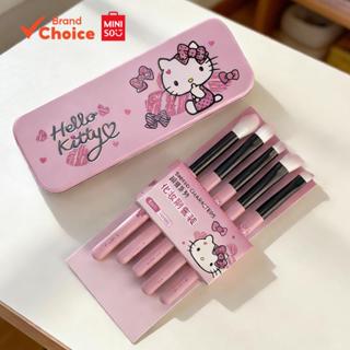MINISO  Sanrio สวีท & คูลซีรีส์ - ชุดแปรงแต่งหน้า 5 ชิ้น พร้…