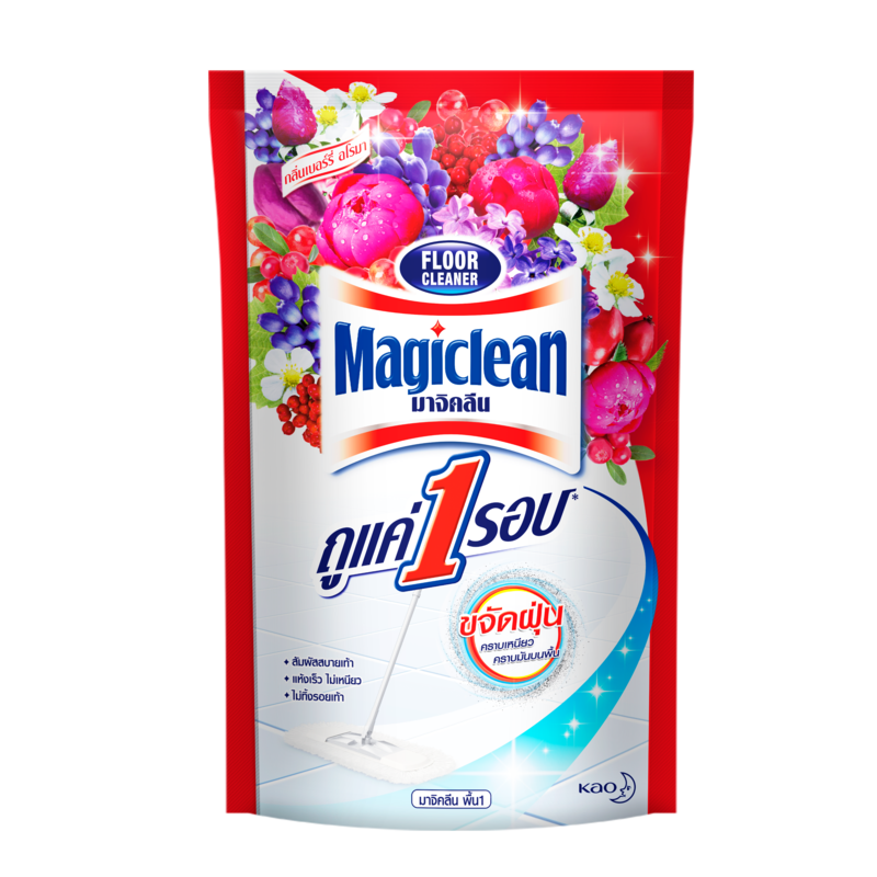 [Gift] มาจิคลีน น้ำยาถูพื้น เบอร์รี่ อโรม่า ถุงเติม 750 มล. (สินค้าสมนาคุณงดจำหน่าย)