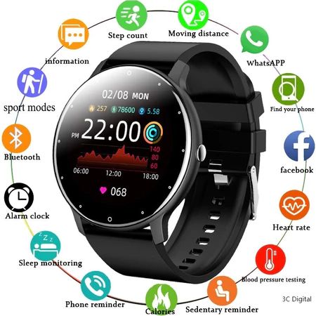 สมาร์ทวอทช์ ZL02D Pro หน้าจอกลม กันน้ํา รองรับบลูทูธ รุ่นใหม่ 2026