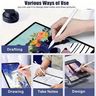เปลี่ยน Nibs 6 ชิ้นสําหรับ Apple ดินสอ 1st 2nd Gen Pro ปากกาสไตลัสทนต่อการสึกหรอผสมการเขียนความรู้สึกชุดเคล็ดลับสําหรับการวาดภาพ