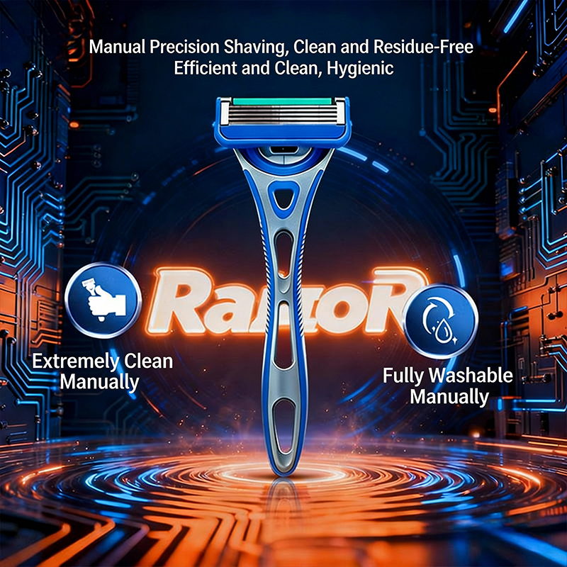 ใหม่ Yilong 5-Blade Safety Razor - Anti-Cut, โกนสบาย, นําเข้า​