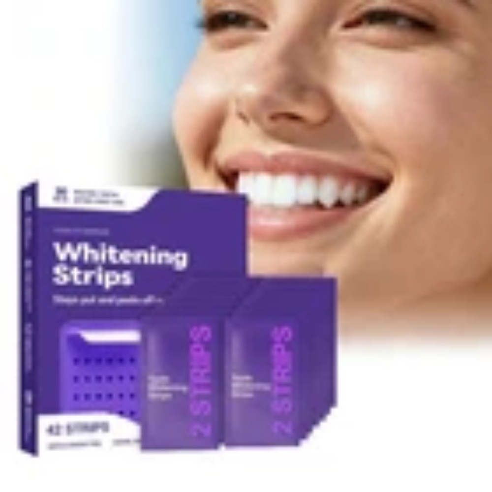 Violet Brightening ฟันไวท์เทนนิ่งสตริปส์ 30-Min Fast Smile Care | แผ่นแปะไวท์เทนนิ่งที่ปลอดภัยเคลือบ