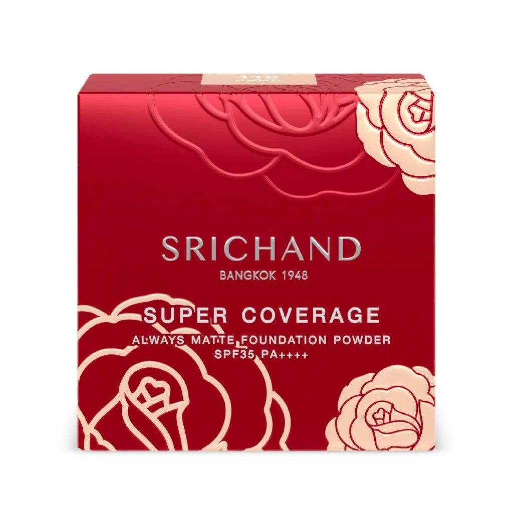 SRICHAND Super Coverage Always Matte Foundation Powder SPF35 PA++++ ขนาด 9 กรัม