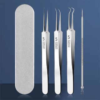 ชุดเข็มกดสิวเสี้ยน สแตนเลส เครื่องมือกำจัดสิวเสี้ยน สำหรับดู…