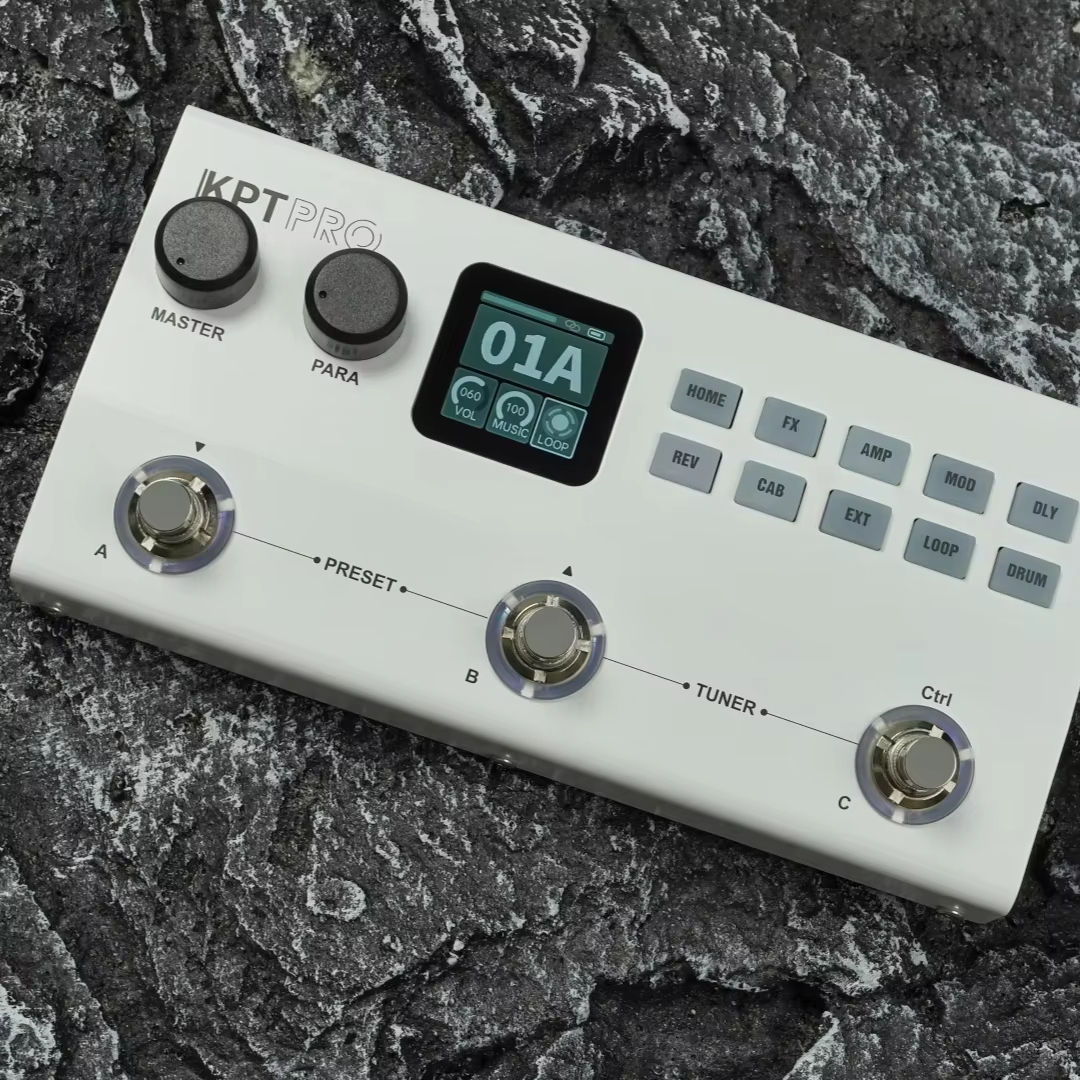 M-VAVE YUIMER KPT PRO Orange Guitar Multi-Effects Pedal, 120 Presets 60 Amp Sims 25s Looper Drum Mac