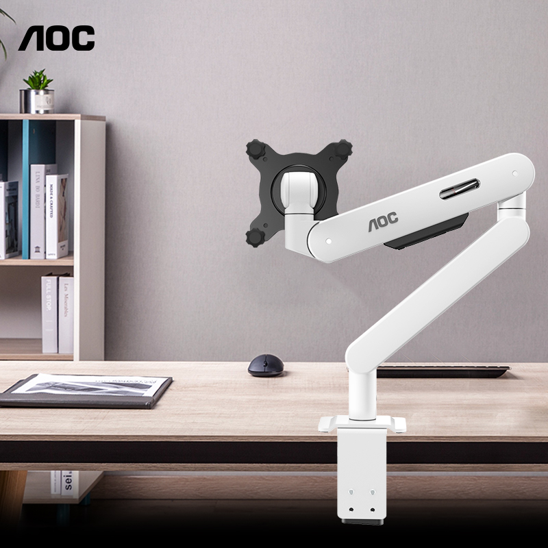 แขนจับจอ AOC AM402 ขาตั้งหน้าจอเดี่ยว ปรับระดับได้ ยึดโต๊ะ เหมาะสําหรับออฟฟิศและบ้าน