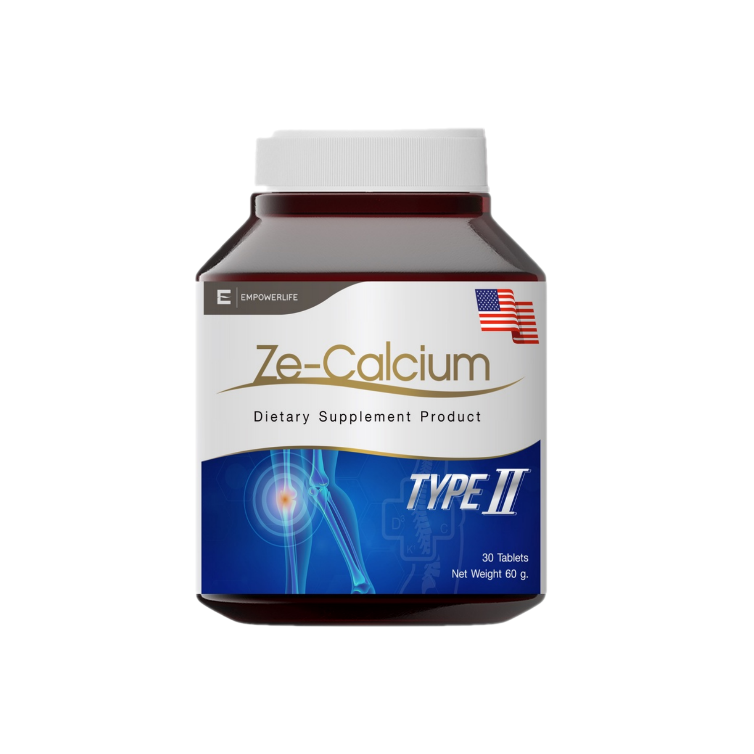 Ze Calcium แคลเซียม พร้อมคอลลาเจนไทพ์ทู