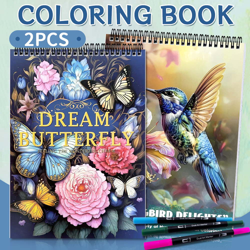 1PCS SUPER ORIGINAL COLORING BOOK A4 THICK PATTERN SKETCH BOOK