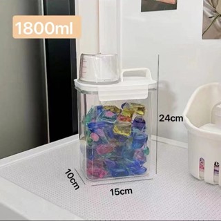 ขวดรีฟิล อเนกประสงค์ แบบสุญญากาศ สำหรับใส่น้ำยาซักผ้าและผงซั…