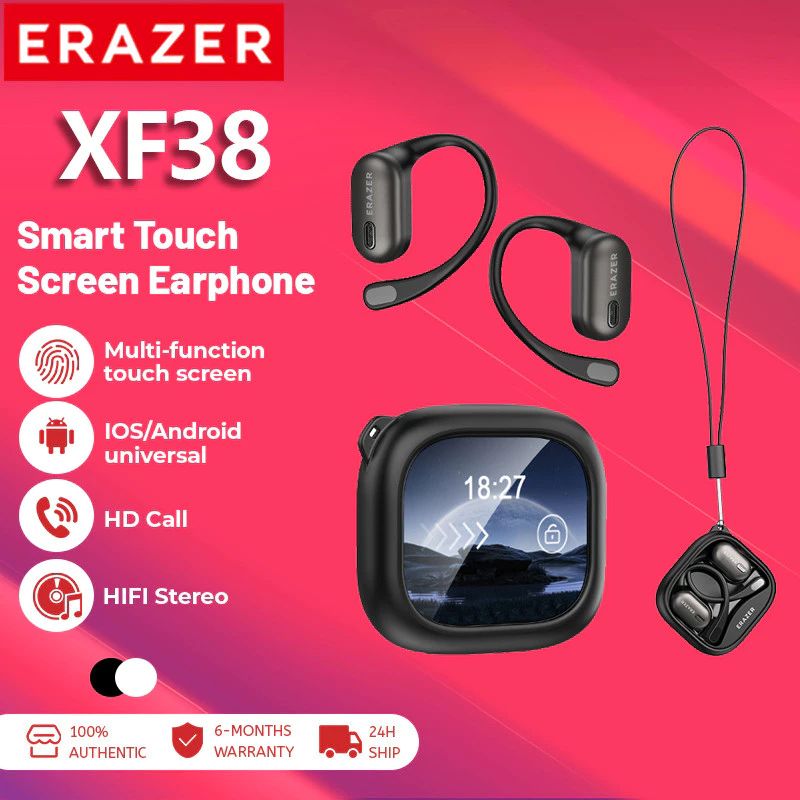ERAZER XF38 หูฟังไร้สาย บลูทูธ 5.4 แบบเปิดหู พร้อมแปลแบบเรียลไทม์ด้วย AI กันน้ํามาตรฐาน IPX7 และหูฟั
