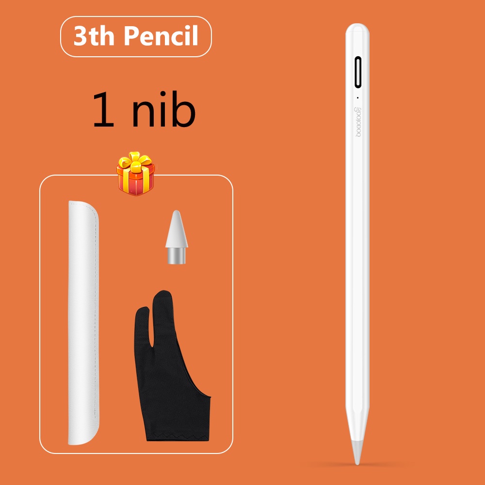 GOOJODOQ รุ่น GD3 ปากกาทัชสกรีน สไตลัส ใช้งานได้กับอุปกรณ์ทัชสกรีนทุกรุ่น พร้อมถุงมือ