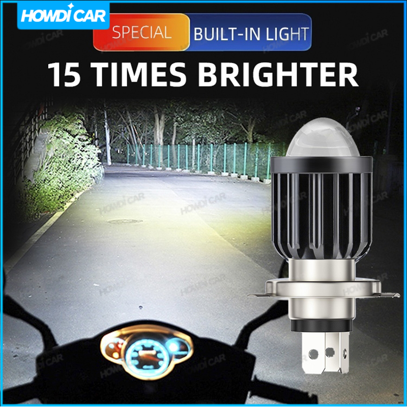 หลอดไฟหน้ารถจักรยานยนต์ใหม่ - H4/H6 CSP 12V Super Bright LED