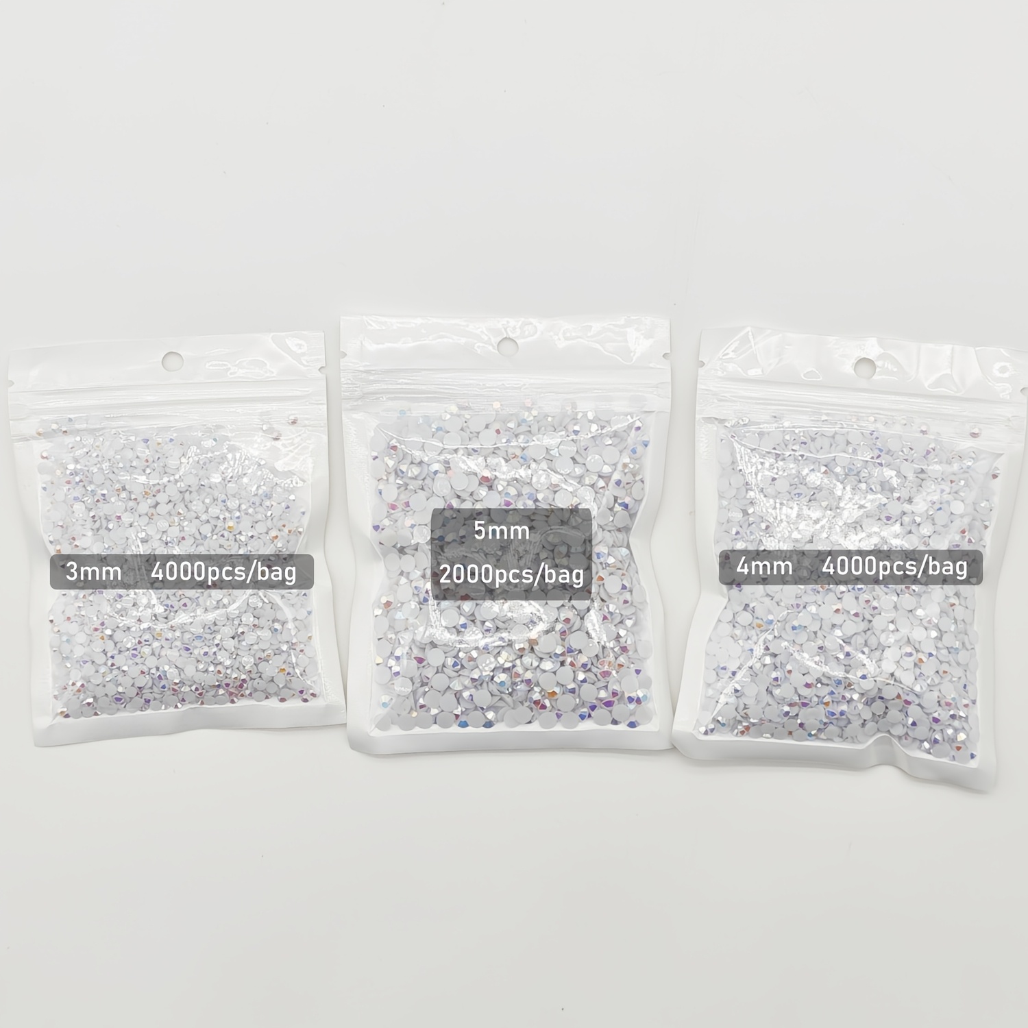 หินเพชรเทียมเพชรวิบวับแวววาวแบบหลวม โปร่งใส สีเจลลี่ใส เรซิ่นก้นแบนสําหรับตกแต่งเล็บ แก้วน้ํา ขวดน้ํา แก้วมัค ของตกแต่งงานฝีมือ ราคา ถูกที่สุด ดีลบีเคเค แกลเลอรีภาพที่ 3