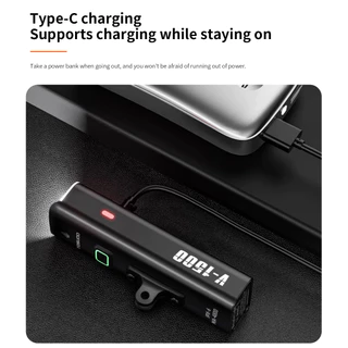 ไฟหน้าจักรยาน TOSUOD 1500 ลูเมน แบตเตอรี่ 4800mAh กันน้ํามาตรฐาน IPX6 มีโหมดแสงสว่าง 4 แบบ