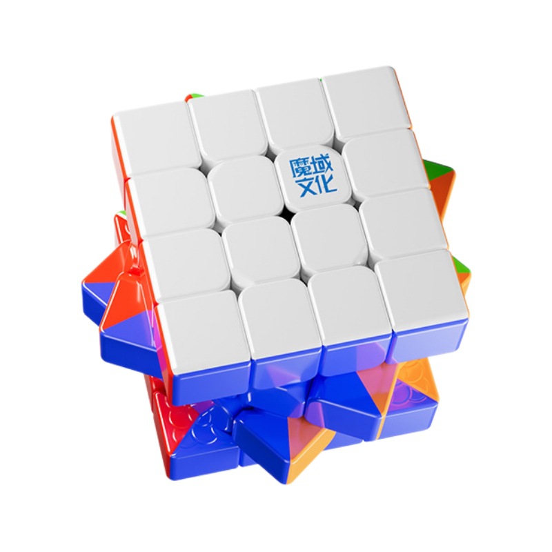 MoYu Aosu V7 4x4 ลูกบาศก์มายากลแม่เหล็ก 160 ชิ้น แม่เหล็กระดับมืออาชีพ ลูกบาศก์เร็วเรียบ ของเล่นเพื่