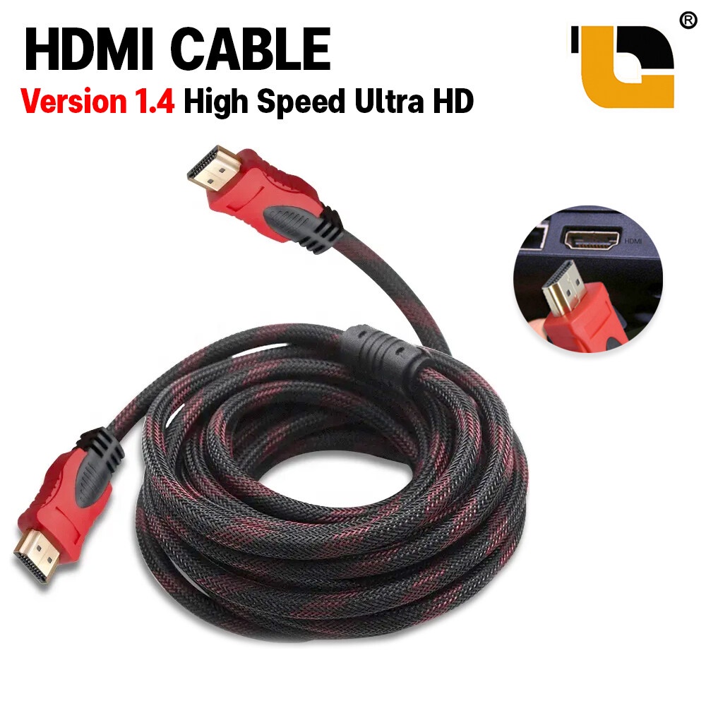 สาย HDMI Cable 1.4 ความยาว 1.5 เมตร รองรับ 4K 2K Full HD 1080P สำหรับทีวีและคอเกม