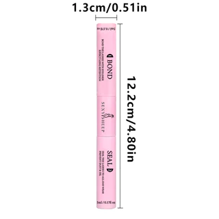 Lash Cluster กาว 1-3 ชิ้น 10 มล. Bond และ Seal, 2-In-1 กันน้ําขนตากาวสําหรับ Strong Hold ใช้ในบ้าน