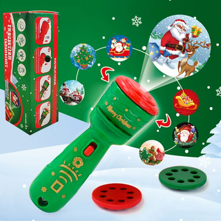 ไฟฉายโปรเจคเตอร์เด็กพร้อมลวดลายเฉพาะ 24 แบบ - ของเล่นเพื่อกา…