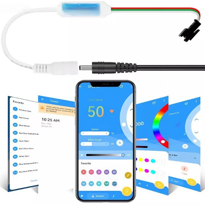 ตัวควบคุมไฟเส้น LED มินิ RGB รุ่น SP621E จาก Ndy ราคา ถูกที่สุด ดีลบีเคเค แกลเลอรีภาพที่ 2