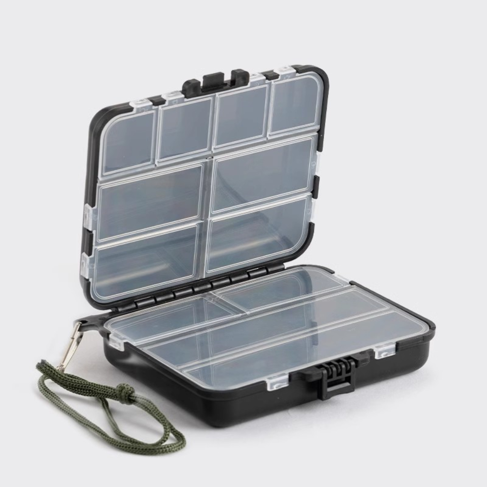 แบบพกพาตกปลา B ox พลาสติกตกปลา Lure Hook Rig เหยื่อกรณีจัดระเบียบ r คอนเทนเนอร์