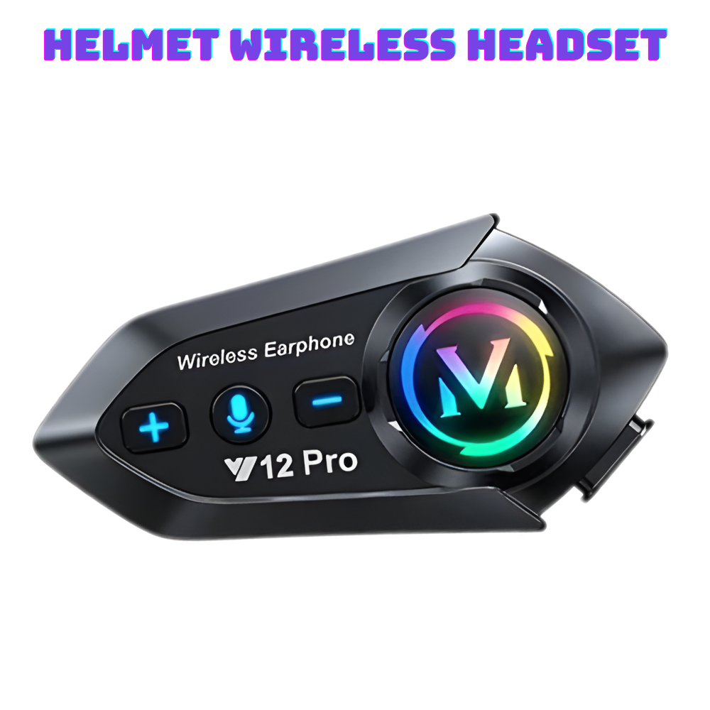Y12 Pro หูฟังหมวกกันน็อครถจักรยานยนต์ชุดหูฟังบลูทูธ JL ชิปคู่ 500m Intercom Dual Mic Noise IP56 หูฟั