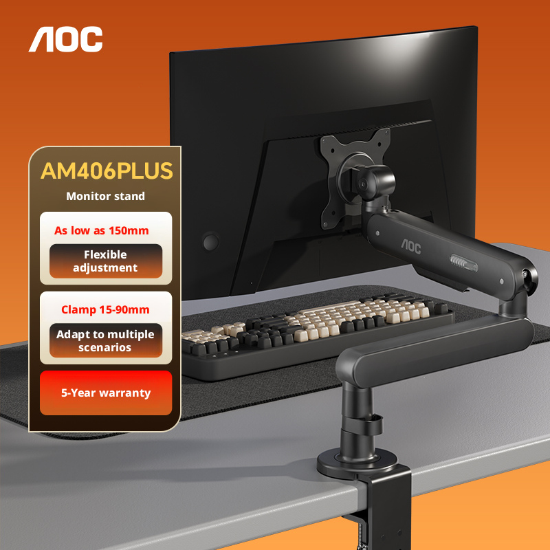 AOC Monitor Mount แขนปรับได้สําหรับ Home Office Clamp Stand