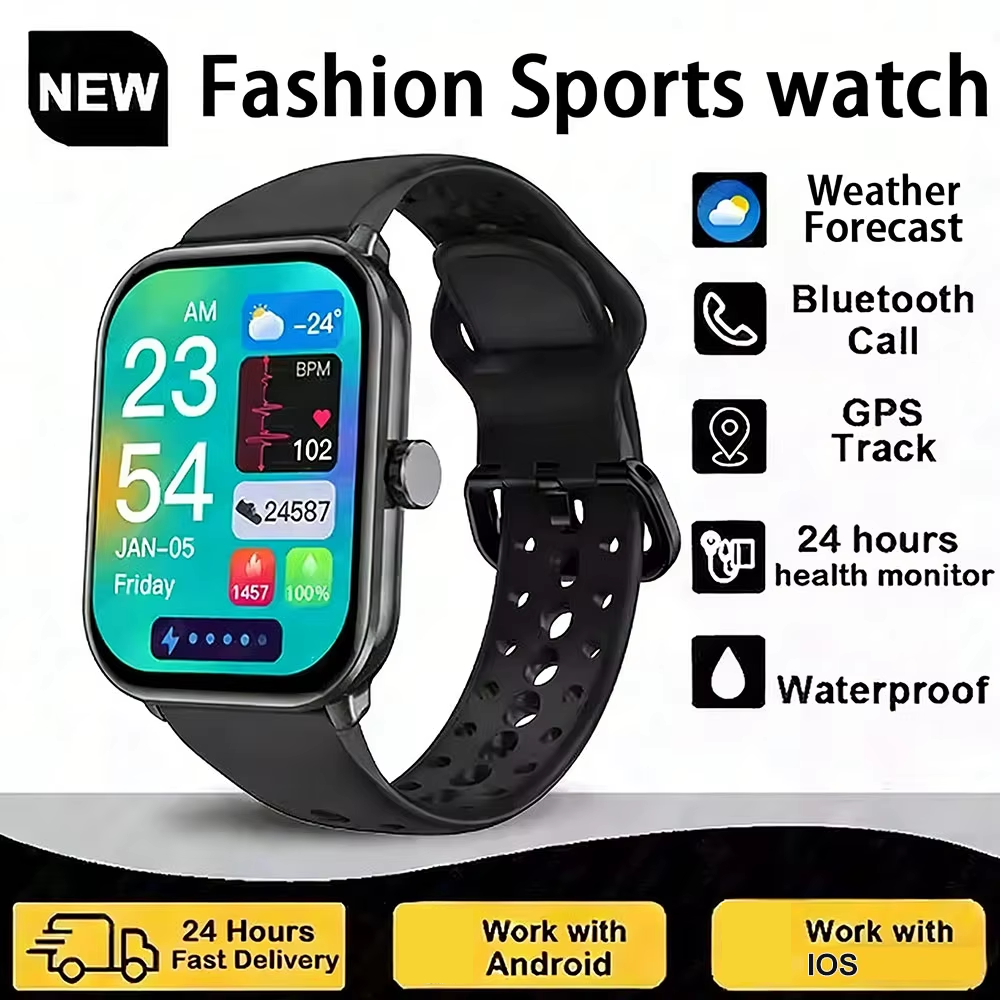 ใหม่Smartwatch Globalรุ่นสําหรับผู้ชายผู้หญิงHD AMOLEDหน้าจอบลูทูธGPS Trackกันน้ํากีฬาสมาร์ทนาฬิกา